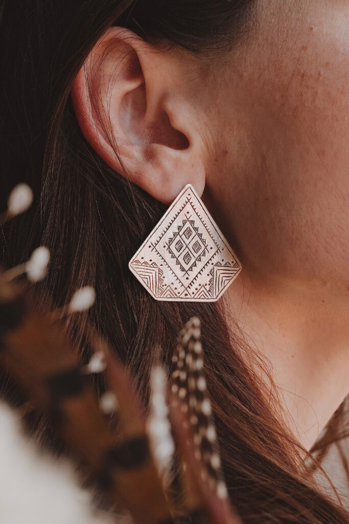 Sterling Silver Statement Earrings