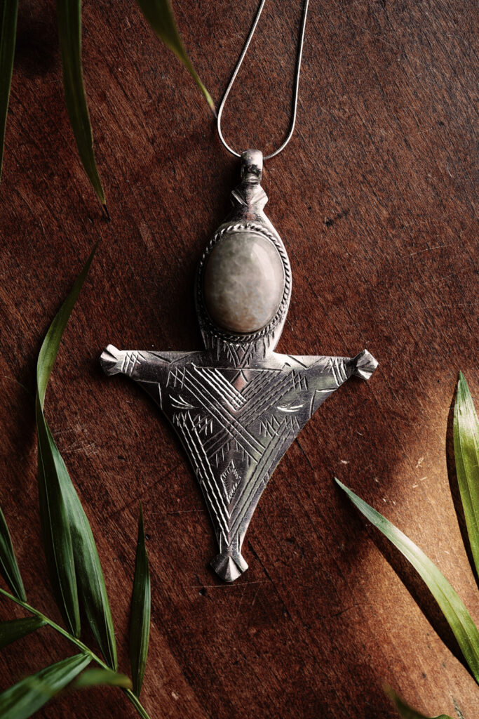 Sterling Silver Jade Pendant
