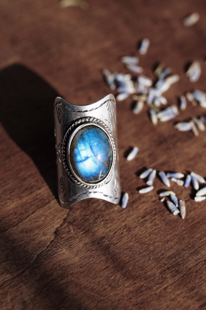 Sterling Silver Labradorite Ring