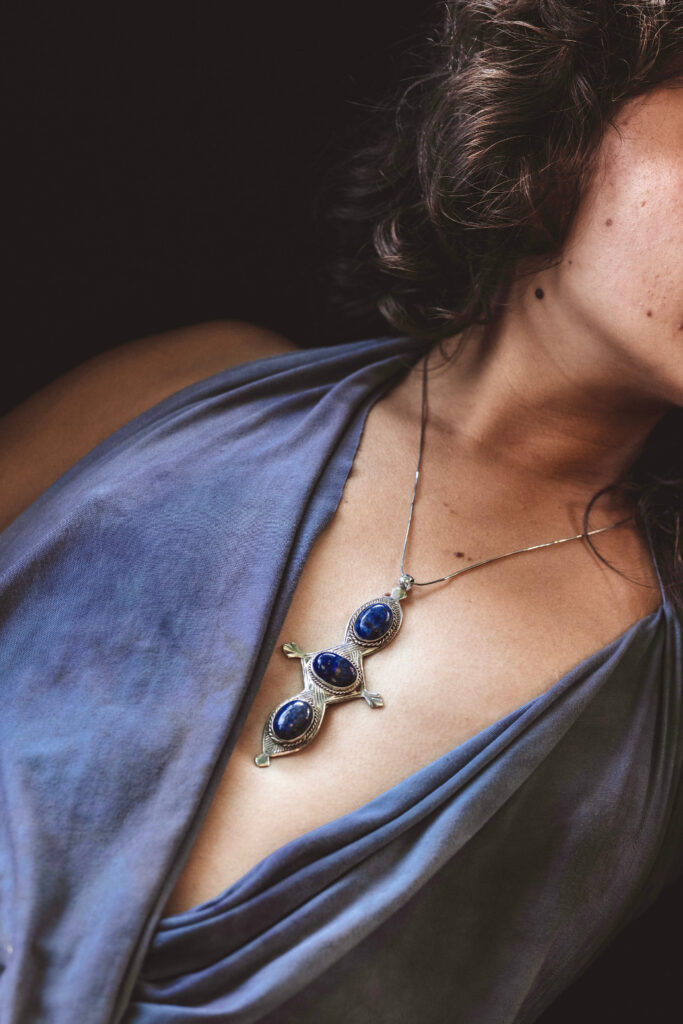 Sterling Silver Lapis Lazuli Pendant