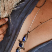 Sterling Silver Lapis Lazuli Pendant